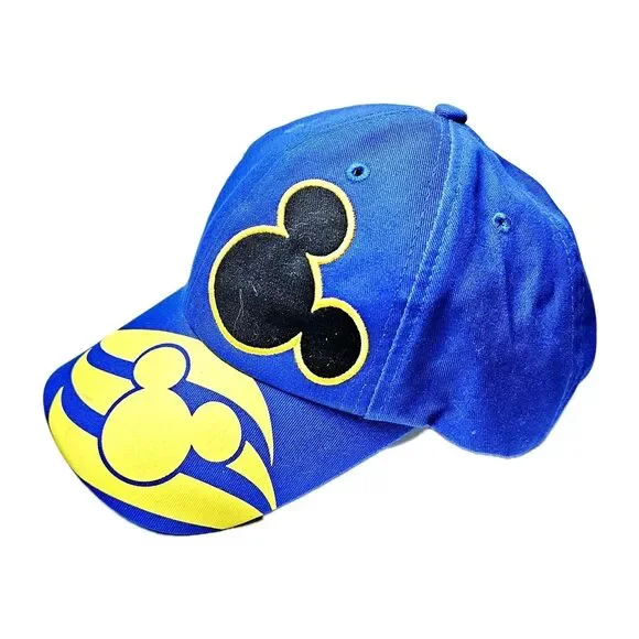 DISNEY DCL Hat Cruise Line Oceaneer Club Adj Blue Mickey Mouse Adult/Teen VGC - Picture 2 of 9